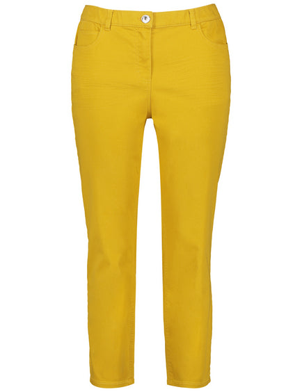Samoon Yellow Colored Jeans , Betty