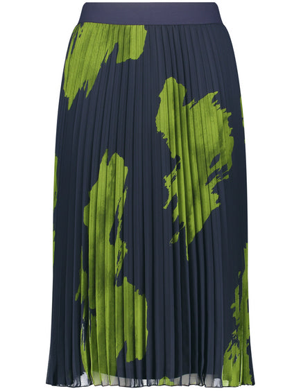 Pleated Skirt with elastic waist band