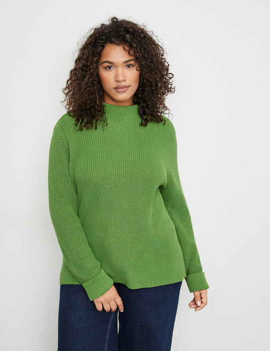 Chunky knit sweater in Green